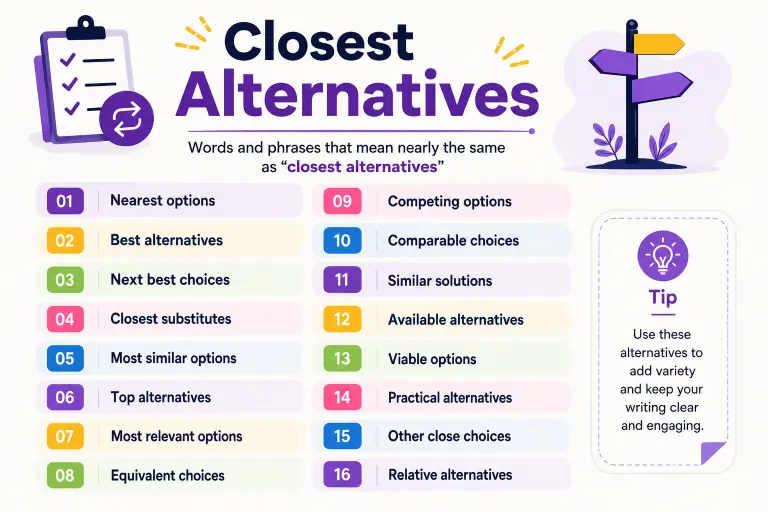 Closest alternatives