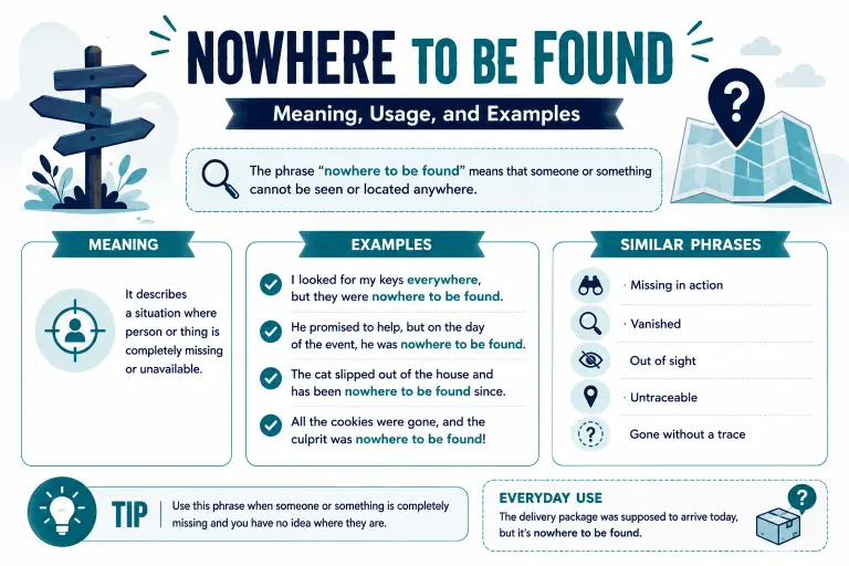 Nowhere to Be Found