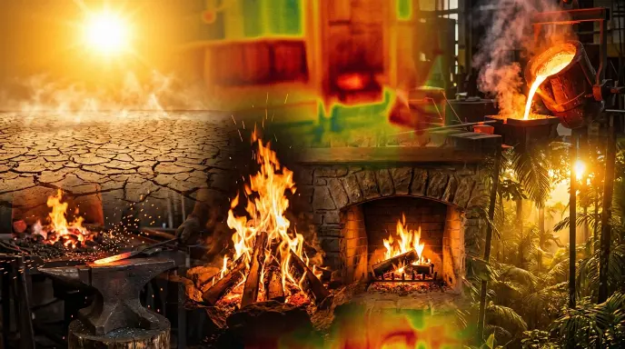 synonyms for heat
